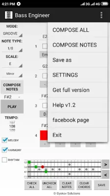 Bass Engineer Lite android App screenshot 1